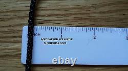 1000 (4 @ 250) 5/32 Dacron Black Polyester Rope, antenna support. Made In USA