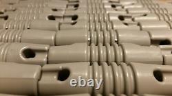 100 Gray Quality Nylon Dog Bone Antenna End Insulators Fast Free Shipping