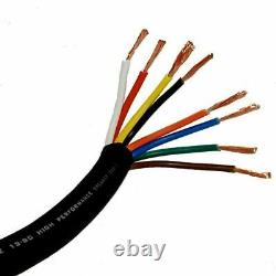 100' High Quality 8 Conductor Rotor Wire Antenna Rotor Cable Eight Wire FS