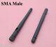 100pcs SMA Male Plug Straight GSM GPRS 2.4GHz 2.4G RF Radio Antenna 10cm Black