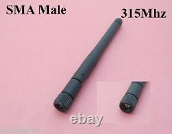 100pcs SMA Male Plug Straight GSM GPRS 315MHz RF Radio Antenna 10CM Black