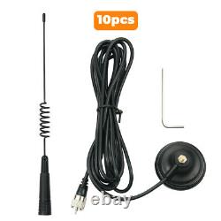 10Mag-1345 26-28MHz CB Radio Antenna with Cable 27MHz High Gain PL259 Connector