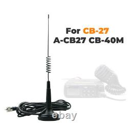 10Mag-1345 26-28MHz CB Radio Antenna with Cable 27MHz High Gain PL259 Connector