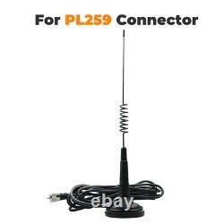 10Mag-1345 26-28MHz CB Radio Antenna with Cable 27MHz High Gain PL259 Connector