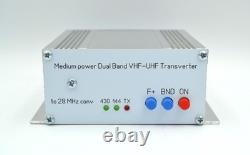 144/432mhz to 28mhz for HF radios Highly Stable Transverter VHF UHF 12W