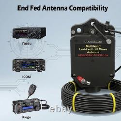 150W End Fed Half Wave Ham Radio Antenna 8 Band Kit
