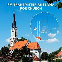 150W FM Transmitter Antenna Outdoor 1/2 Wave FM Dipole Antenna for 87-108MH