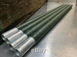 16 FEET Antenna Tower Mast Pole4' ALUMINUM- LOT of 4 4 FOOT SECTIONS POLES