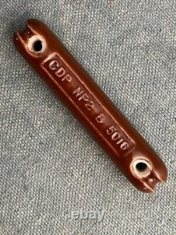 16 Pc. NOS Vtg Ceramic Antenna Insulator Brown Glaze Dog Bone Ham Radio NP2B5016