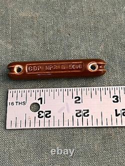 16 Pc. NOS Vtg Ceramic Antenna Insulator Brown Glaze Dog Bone Ham Radio NP2B5016