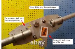17 Hexbolt Antenna Plates / U Bolts Maintenance Folding Aluminum Mechanism