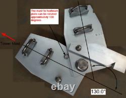 17 Hexbolt Antenna Plates / U Bolts Maintenance Folding Aluminum Mechanism