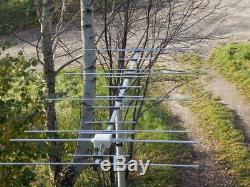 17 el dual band YAGI for 2m and 70cm (144-146 and 430-440 MHz) Socket-PL239/UC1