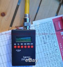 1pc Mini HF ANT SWR Antenna Analyzer SARK100 For Ham Radio Hobbists new