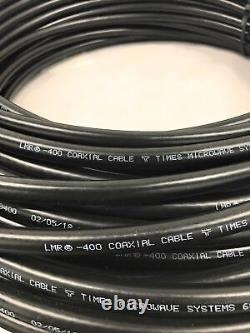 200ft Times Microwave LMR-400 Low Loss Coaxial Cable Antenna Ham Radio N-M/RAW