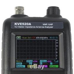 2017 KVE520A VHF/UHF Color Graphic Vector Impedance Antenna Analyzer Ham Radio