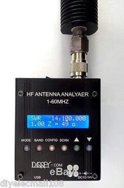 2017 MR300 Digital Shortwave Antenna Analyzer Meter Tester 1-60M For Ham Radio