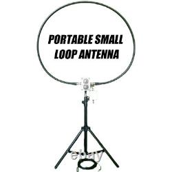 20W Loop Antenna Adjustable 5-30MHz Short Wave Radio Antenna for HF Transceivers