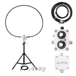 20W Loop Antenna Adjustable 5-30MHz Short Wave Radio Antenna for HF Transceivers