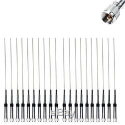 20× VHF/UHF144/430MHz Dual Band Antenna For Amateur Car Radio Mobile/Station