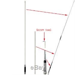 20× VHF/UHF144/430MHz Dual Band Antenna For Amateur Car Radio Mobile/Station