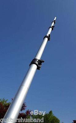 21 Foot Telescoping Aluminum Push-Up Mast For Amateur Radio, WiFi, Video SALE