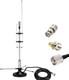 2M 70Cm GMRS Antenna, Outdoor Indoor Desktop Police Scanner Antenna for House, 2