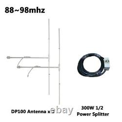 2-Bay High Gain FM Dipole Antenna with 300W 1/2 Power Splitter Kit for Station