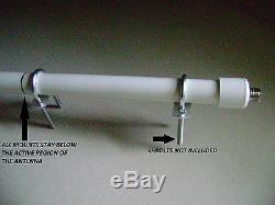 2 METER HIGH GAIN BASE ANTENNA. SLIM-JIM DESIGN. 6dB gain NOW 150 WATT RATED