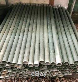 32 FEET Antenna Tower Mast Pole4' ALUMINUM- LOT of 8 4 FOOT SECTIONS POLES