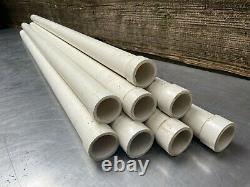 32 FEET-Antenna Tower Mast Pole-4' FIBERGLASS LOT of 8- 4 FOOT SECTIONS POLES