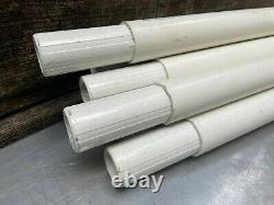 32 FEET-Antenna Tower Mast Pole-4' FIBERGLASS LOT of 8- 4 FOOT SECTIONS POLES