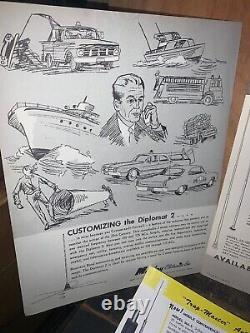 3 Mosley Antenna Spec. Sheets Ham Radio, Car Vintage