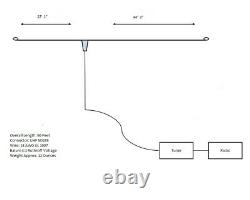 40-6M 100W HF Ham Radio Antenna OCF Off-Center Fed Dipole Free Shipping