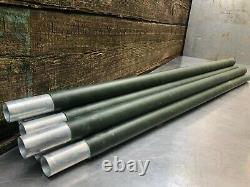 40 FEET Antenna Tower Mast Pole4' ALUMINUM- LOT of 10- 4 FOOT SECTIONS POLES