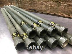 40 FEET Antenna Tower Mast Pole4' Grade A RIBBED ALUMINUM LOT of 10