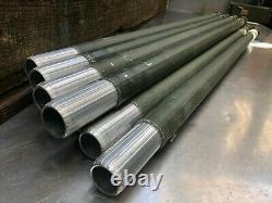 40 FEET Antenna Tower Mast Pole4' Grade A RIBBED ALUMINUM LOT of 10