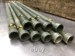 40 FEET Antenna Tower Mast Pole4' Grade A RIBBED ALUMINUM LOT of 10