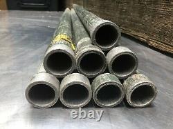 40 FEET-Antenna Tower Mast Pole4' RIBBED ALUMINUM-LOT of 10- FOUR FOOT SECTIONS