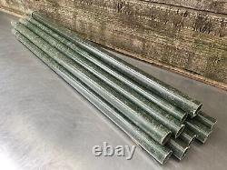 40 FEET-Antenna Tower Mast Pole-4' FIBERGLASS LOT of 10- 4 FOOT SECTIONS POLES