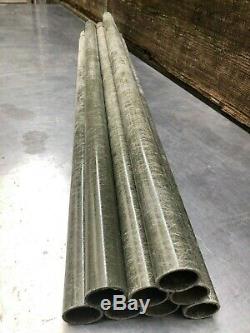 40 FEET-Antenna Tower Mast Pole-4' FIBERGLASS LOT of 10- 4 FOOT SECTIONS POLES