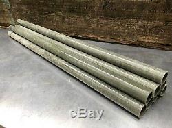 40 FEET-Antenna Tower Mast Pole-4' FIBERGLASS LOT of 10- 4 FOOT SECTIONS POLES