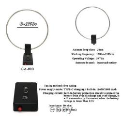 5V/1A Active Loop Antenna Shortwave Antenna 10KHz-159MHz HF Antenna for Radios B
