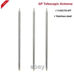 5.6M/18.4FT GP Telescopic Antenna For Ham Radio Shortwave Antenna Antenna New