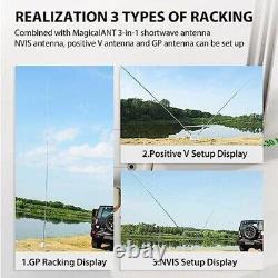 5.6M/18.4FT GP Telescopic Antenna For Ham Radio Shortwave Antenna Antenna New