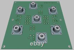 61 DIY KIT 6-way coax remote antenna switch SO-239 HF MW Omron Ham Radio