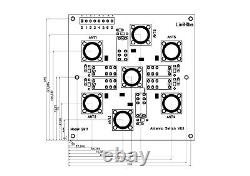 61 DIY KIT 6-way coax remote antenna switch SO-239 HF MW Omron Ham Radio