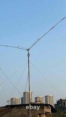 750V Shortwave Antenna V Antenna 5 Bands 7M-14M-21M-28M/29M-50M High Efficiency