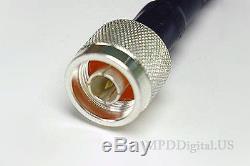 75 ft LMR-400 Antenna Transmision Coaxial Cable N male