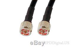 75 ft LMR-400 Antenna Transmision Coaxial Cable N male